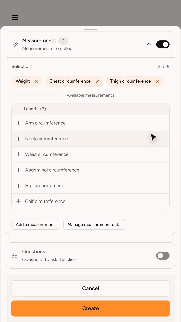 Creating custom assessments in Gymkee